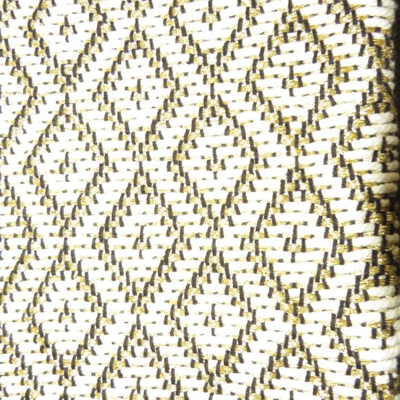 Universal Thread Beige Gold Black Boho Tassel Zip Pouch Clutch Bag - Picture 4 of 9